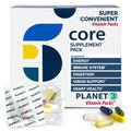 Daily Multivitamin Packs for Men & Women – Immune, Energy & Heart Health | Planet 3 Vitamin Packs, 30 Packets