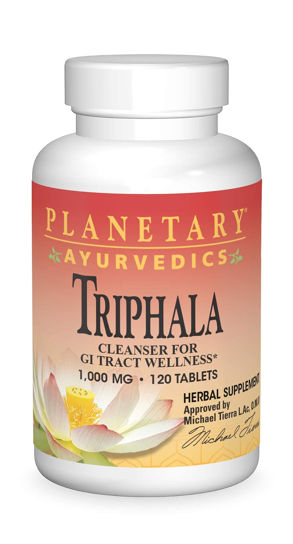 Planetary Ayurvedics Triphala 1000mg - 120 Tablets | Ayurvedic Digestive Support