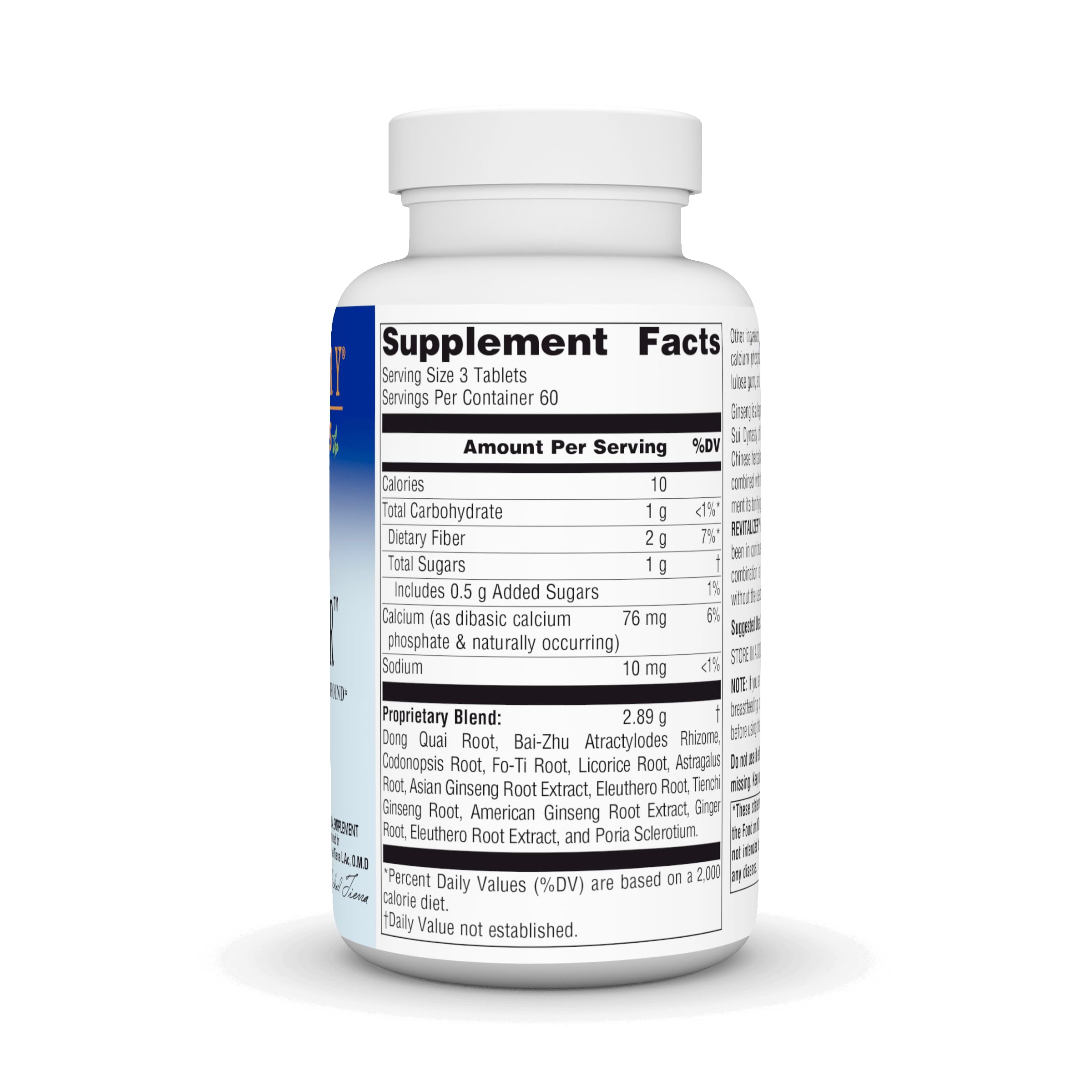 Planetary Herbals Ginseng Revitalizer 964 mg — 180 Tablets | Non-Stimulant Energy Tonic