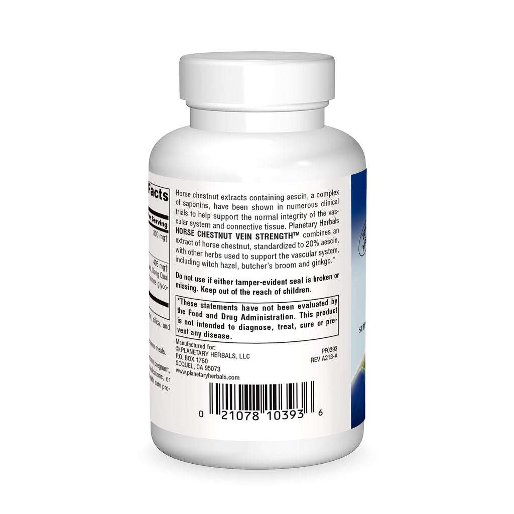 Planetary Herbals Horse Chestnut Vein Strength 705mg - 90 Capsules