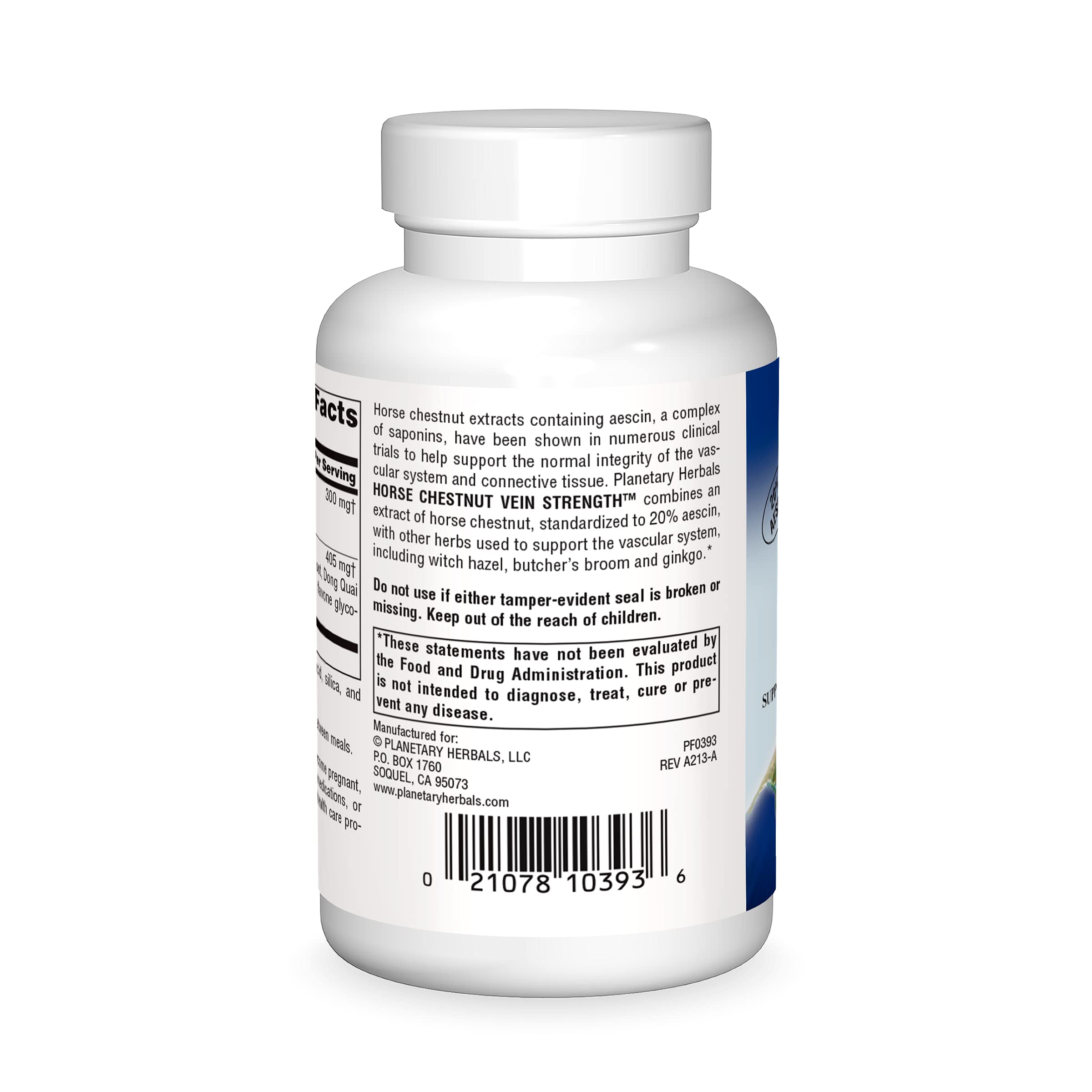 Planetary Herbals Horse Chestnut Vein Strength 705mg - 90 Capsules
