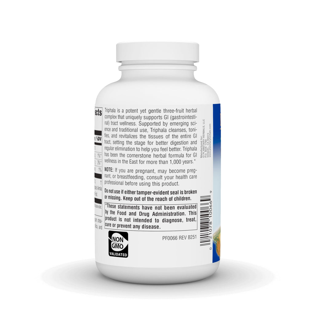 Planetary Herbals Triphala Internal Cleanser 1000mg – 180 Tablets