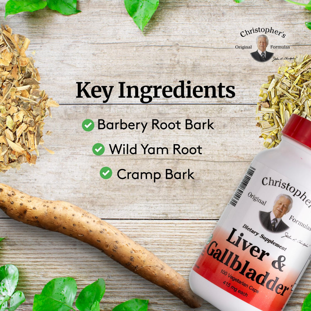 Christopher's Original Liver & Gallbladder Formula Capsules – Digestive Support
