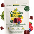 Plant People WonderBiome 2-in-1 Probiotic + Prebiotic Gummies – Zero-Sugar Vegan Digestive Health, 60 Count