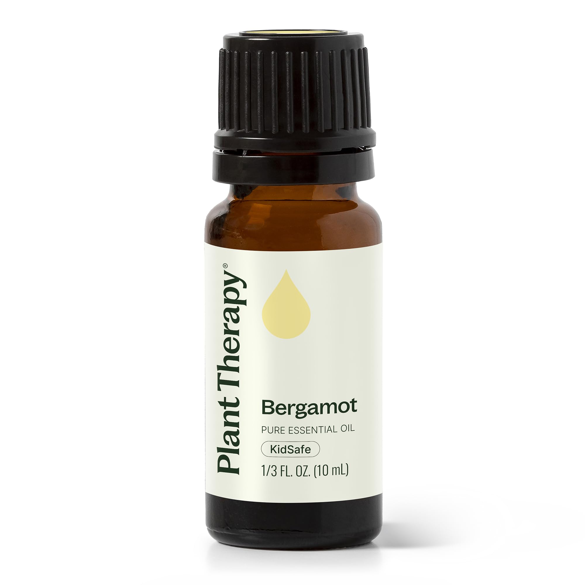 Plant Therapy Bergamot Essential Oil 100% Pure, Undiluted, Natural, Therapeutic Grade – 10 mL (1/3 oz)