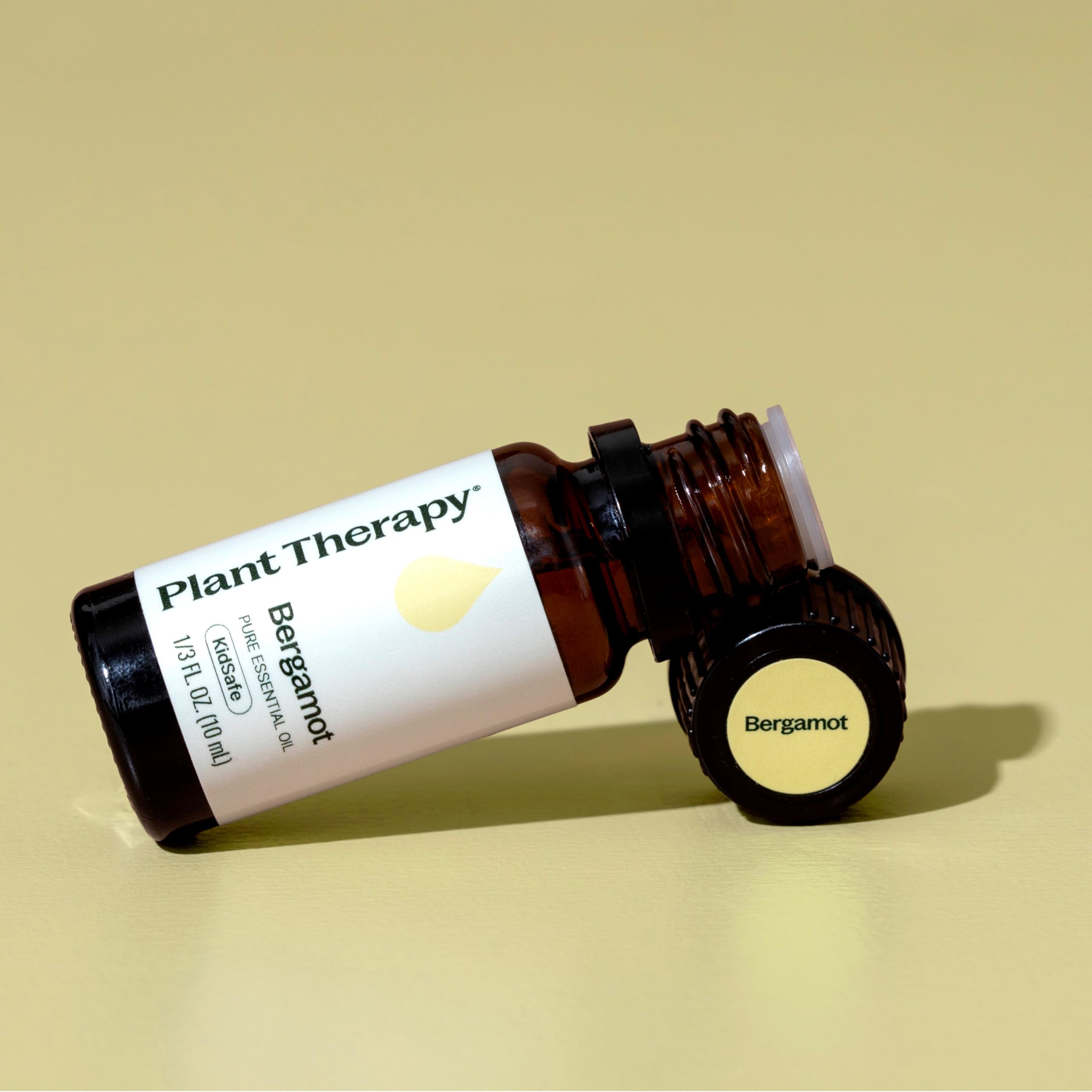 Plant Therapy Bergamot Essential Oil 100% Pure, Undiluted, Natural, Therapeutic Grade – 10 mL (1/3 oz)