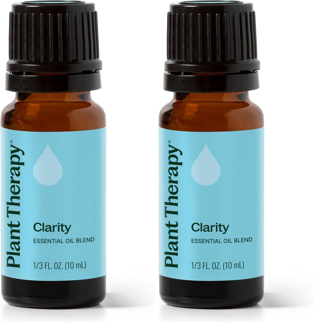 Plant Therapy Clarity Essential Oil Blend 10 mL – Pack of 2, 100% Pure & Undiluted
