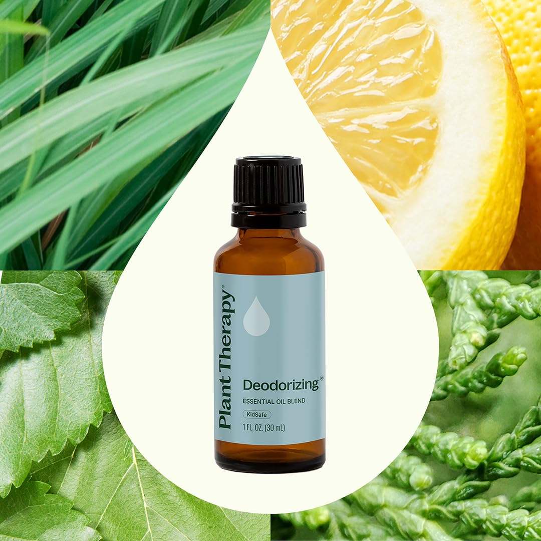 Plant Therapy Deodorizing Essential Oil Blend 30 mL – 100% Pure