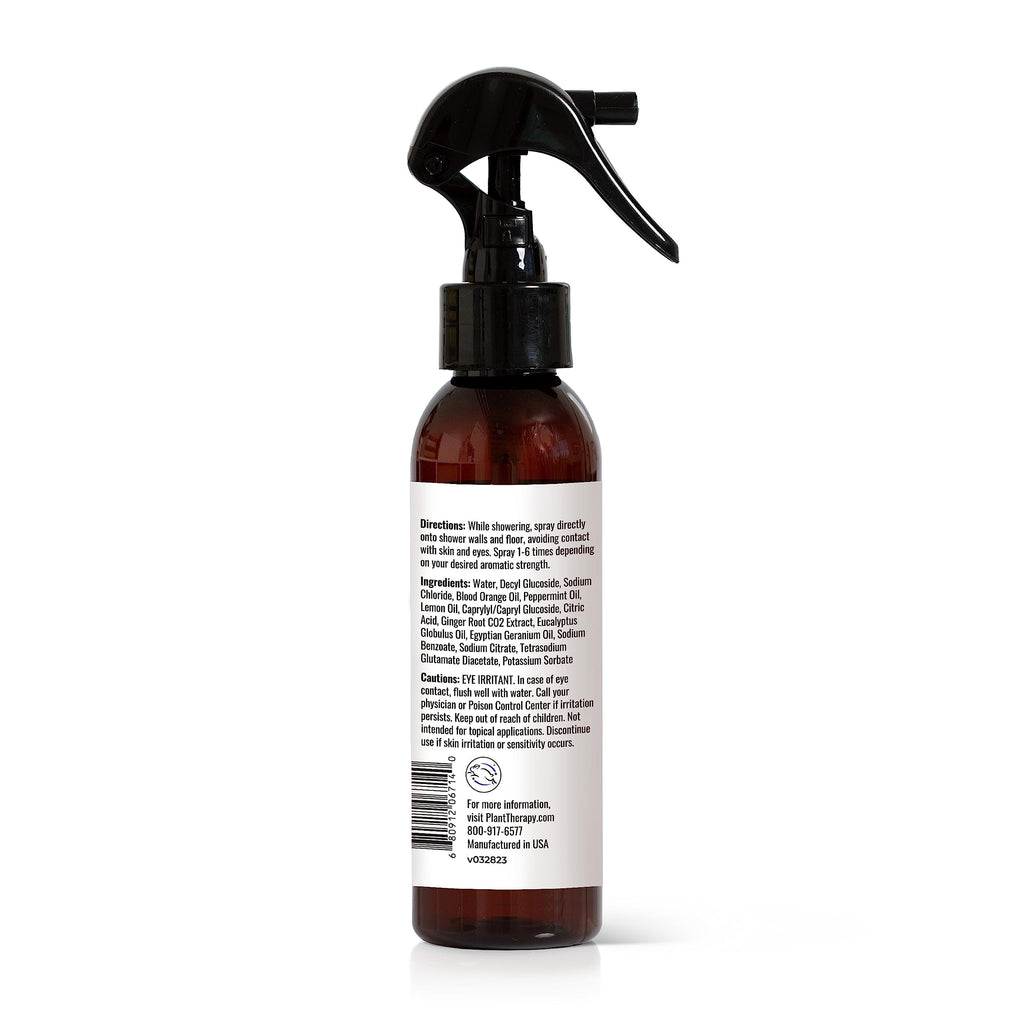 Plant Therapy Energize Shower Steamer Mist - 4 oz | Aromatherapy Spray for Energy