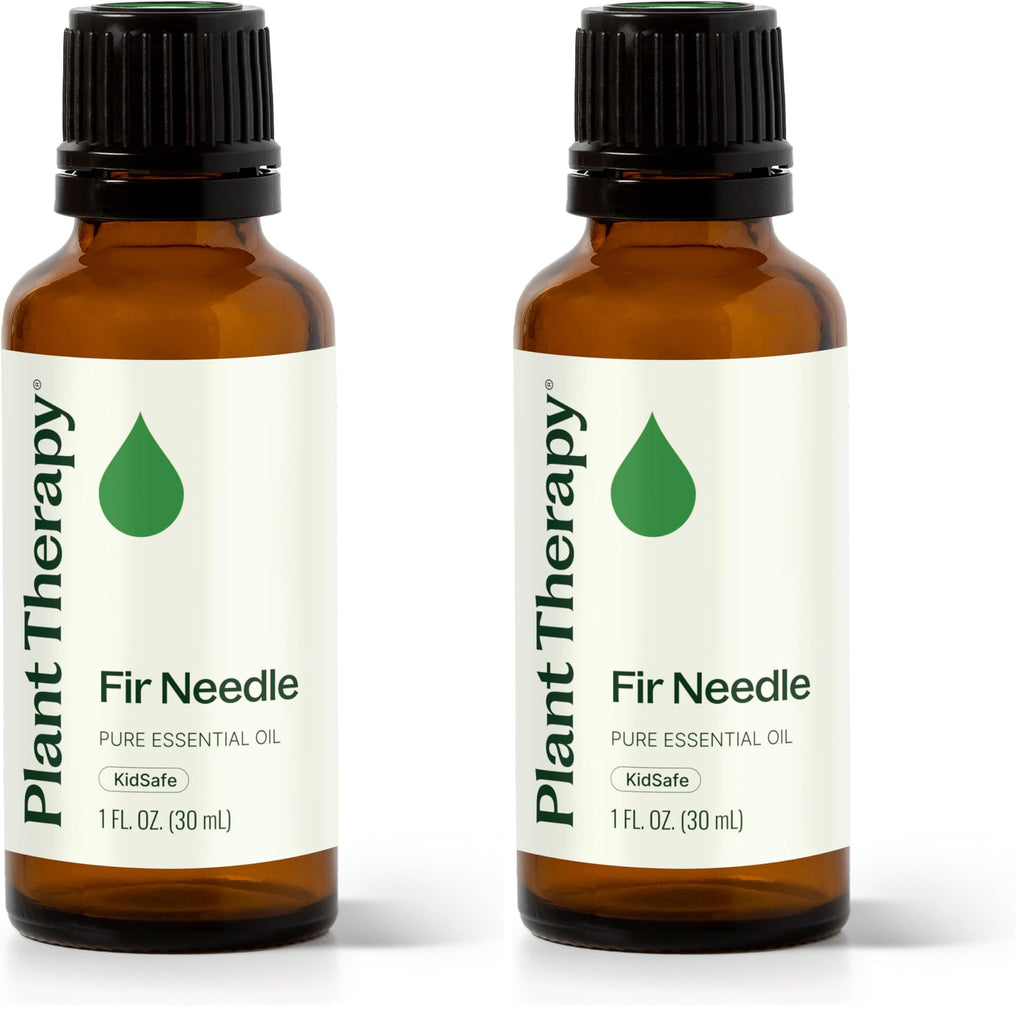 Plant Therapy Fir Needle Essential Oil 30 mL (1 oz) 2-Pack – 100% Pure, Therapeutic Grade