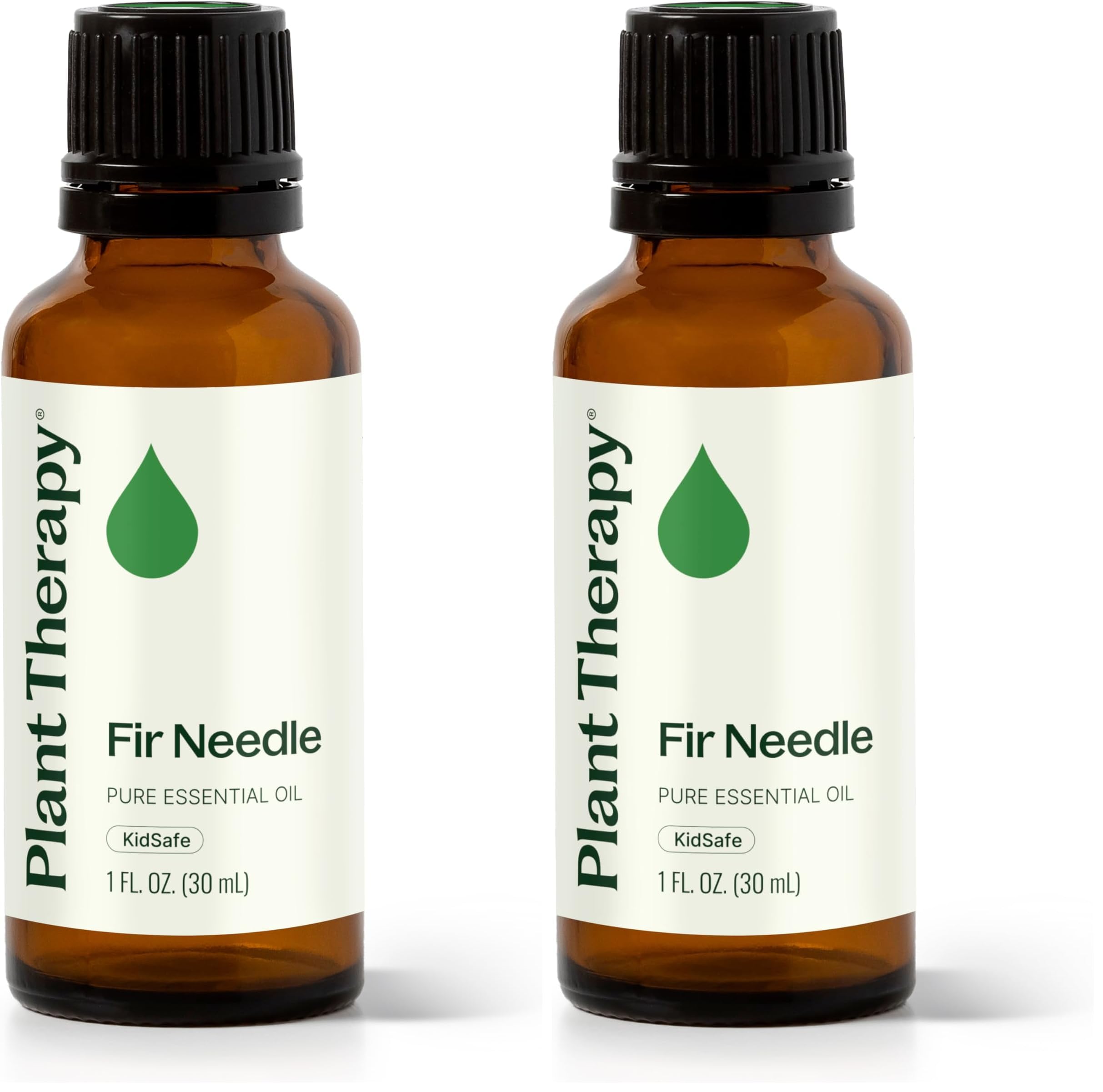 Plant Therapy Fir Needle Essential Oil 30 mL (1 oz) 2-Pack – 100% Pure, Therapeutic Grade
