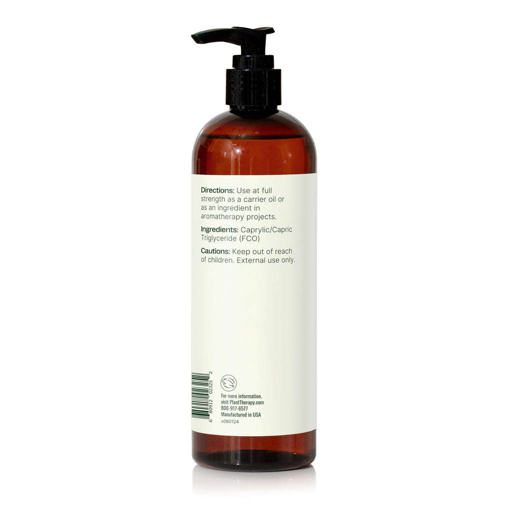 Plant Therapy Fractionated Coconut Oil 16 oz – Pure Carrier Oil for Skin, Hair, and Aromatherapy