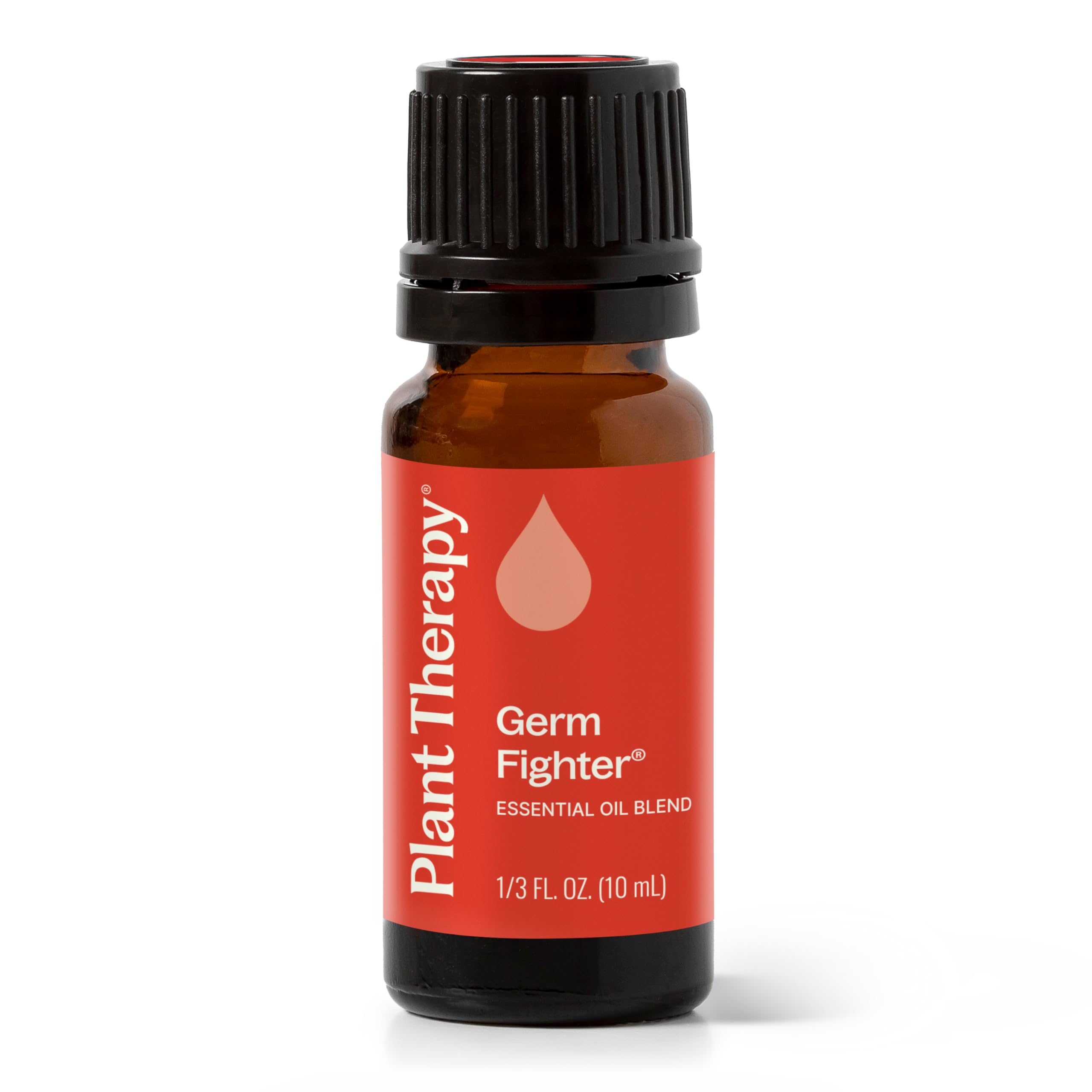 Plant Therapy Germ Fighter Essential Oil Blend – Immune Support, Diffuser & Topical, 10 mL