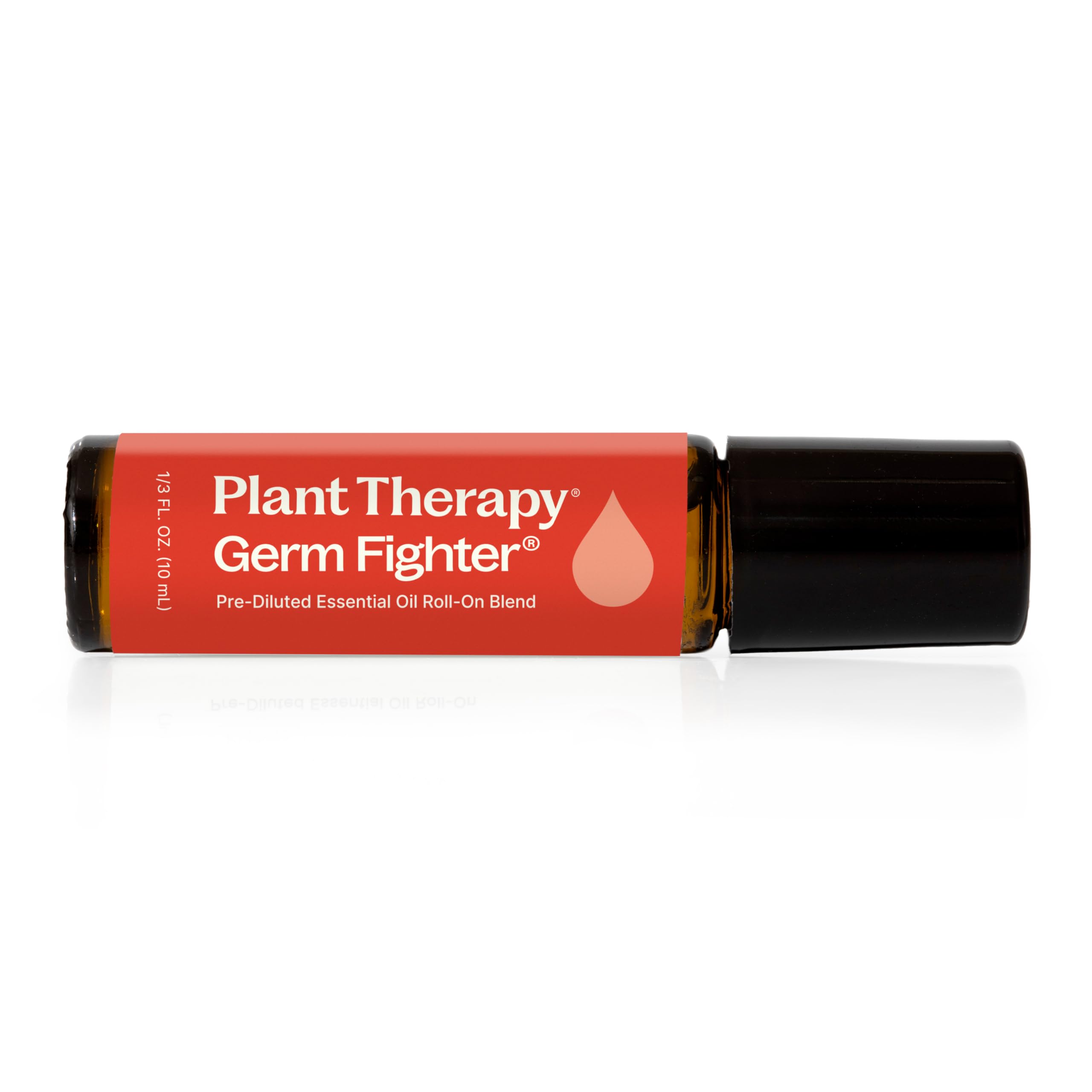Plant Therapy Germ Fighter Essential Oil Blend — 100% Pure, Roll-On 10 mL