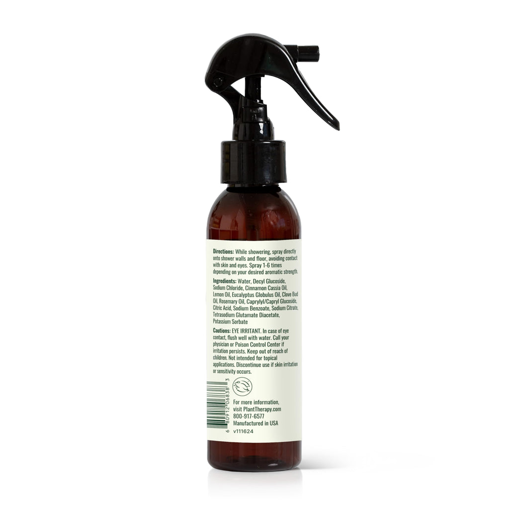 Plant Therapy Germ Fighter Shower Spray Mist 4 oz – Aromatherapy Shower Experience