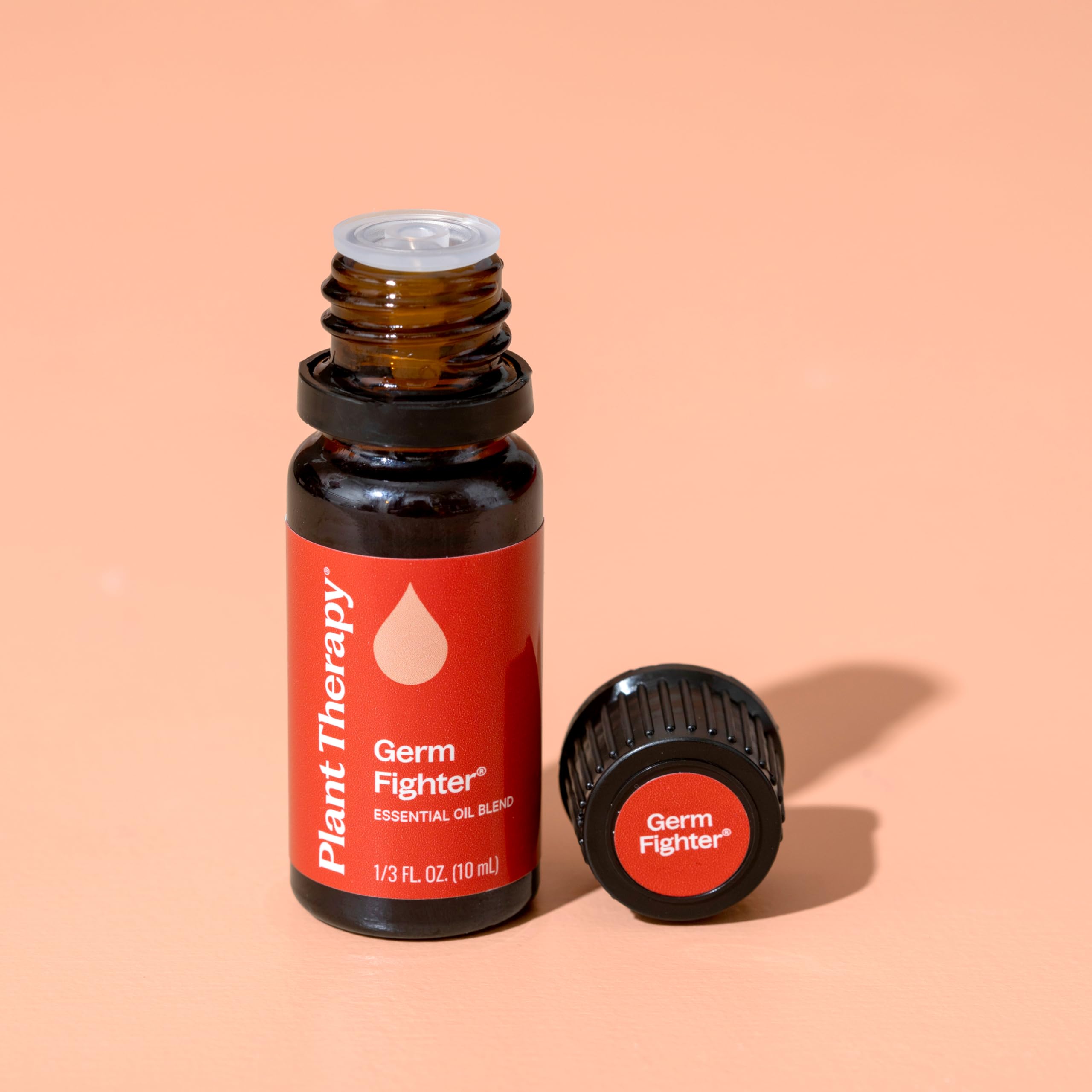Plant Therapy Germ Fighter Essential Oil Blend – Immune Support, Diffuser & Topical, 10 mL