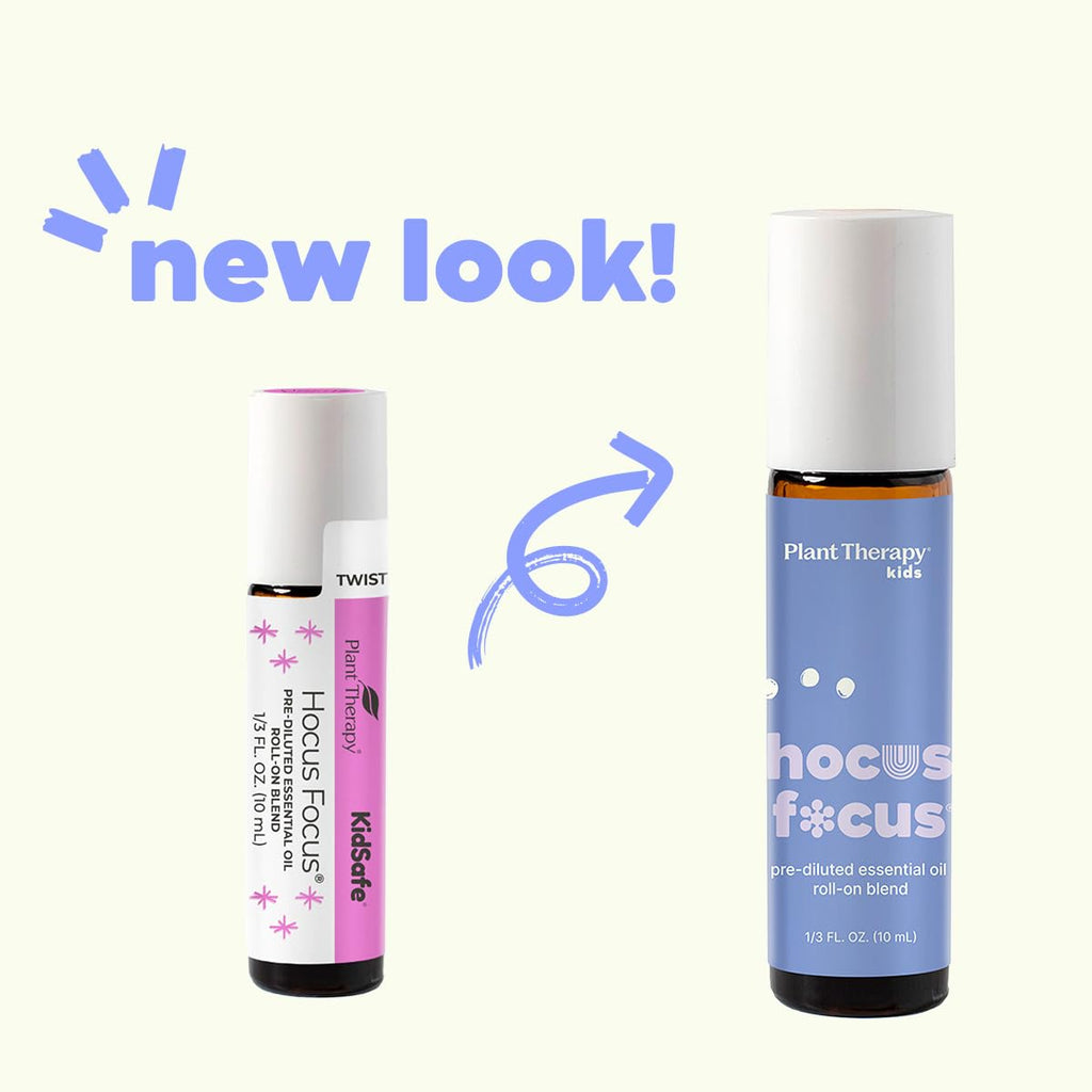 Plant Therapy Hocus Focus KidSafe Roll-On – 10 mL Pre-Diluted Focus Blend