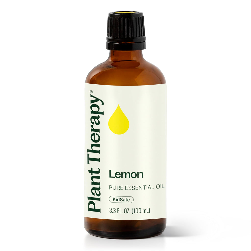 Plant Therapy Lemon Essential Oil 100 mL | 100% Pure, Undiluted, Therapeutic Grade