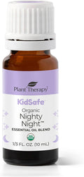 Plant Therapy KidSafe Organic Nighty Night Essential Oil Blend for Sleep 10 mL – 100% Pure, Undiluted, Therapeutic Grade