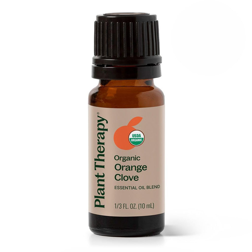 Plant Therapy Organic Orange Clove Oil Blend 10 mL – Energizing Citrus Spice