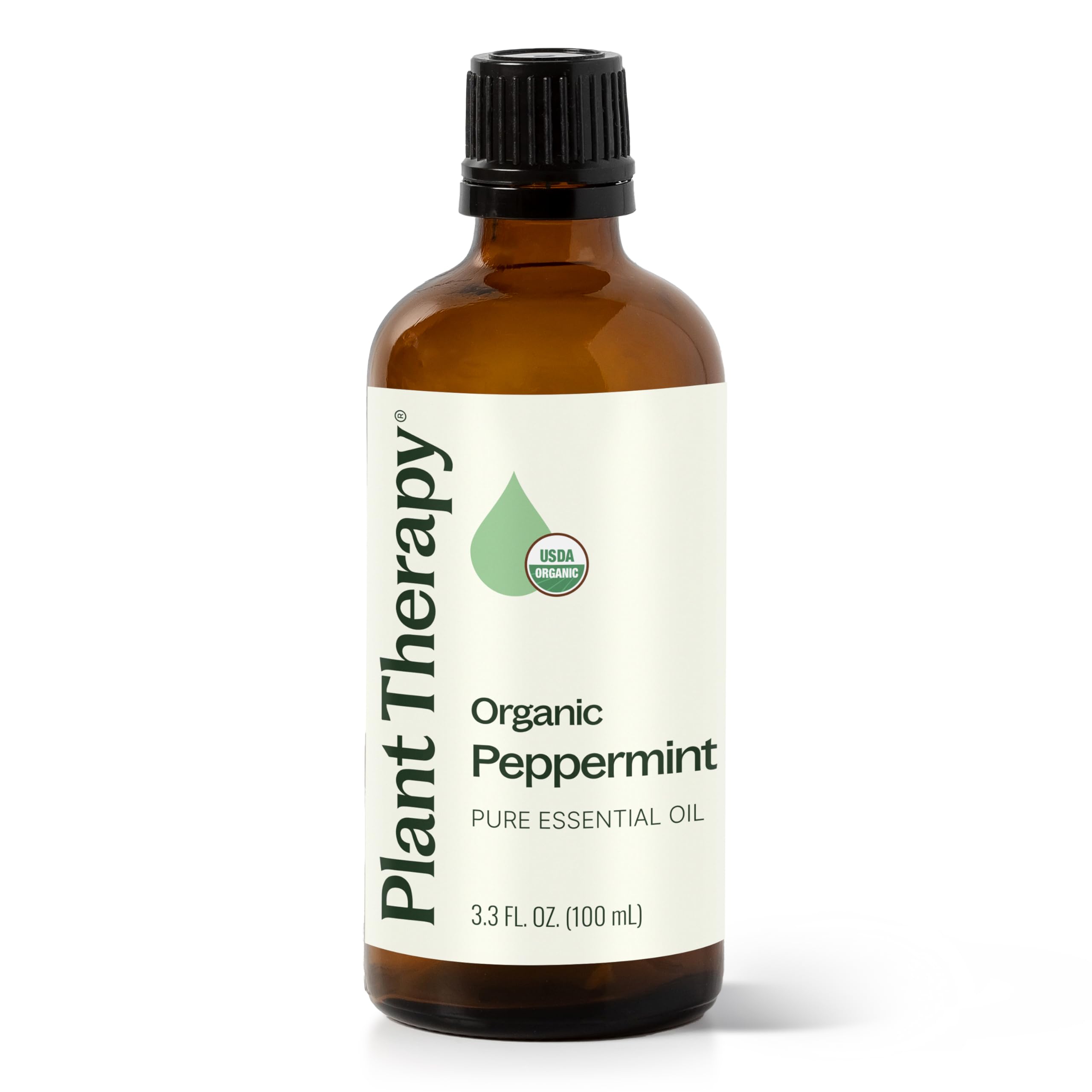 Plant Therapy Organic Peppermint Essential Oil – 100% Pure, USDA Organic, 100 mL
