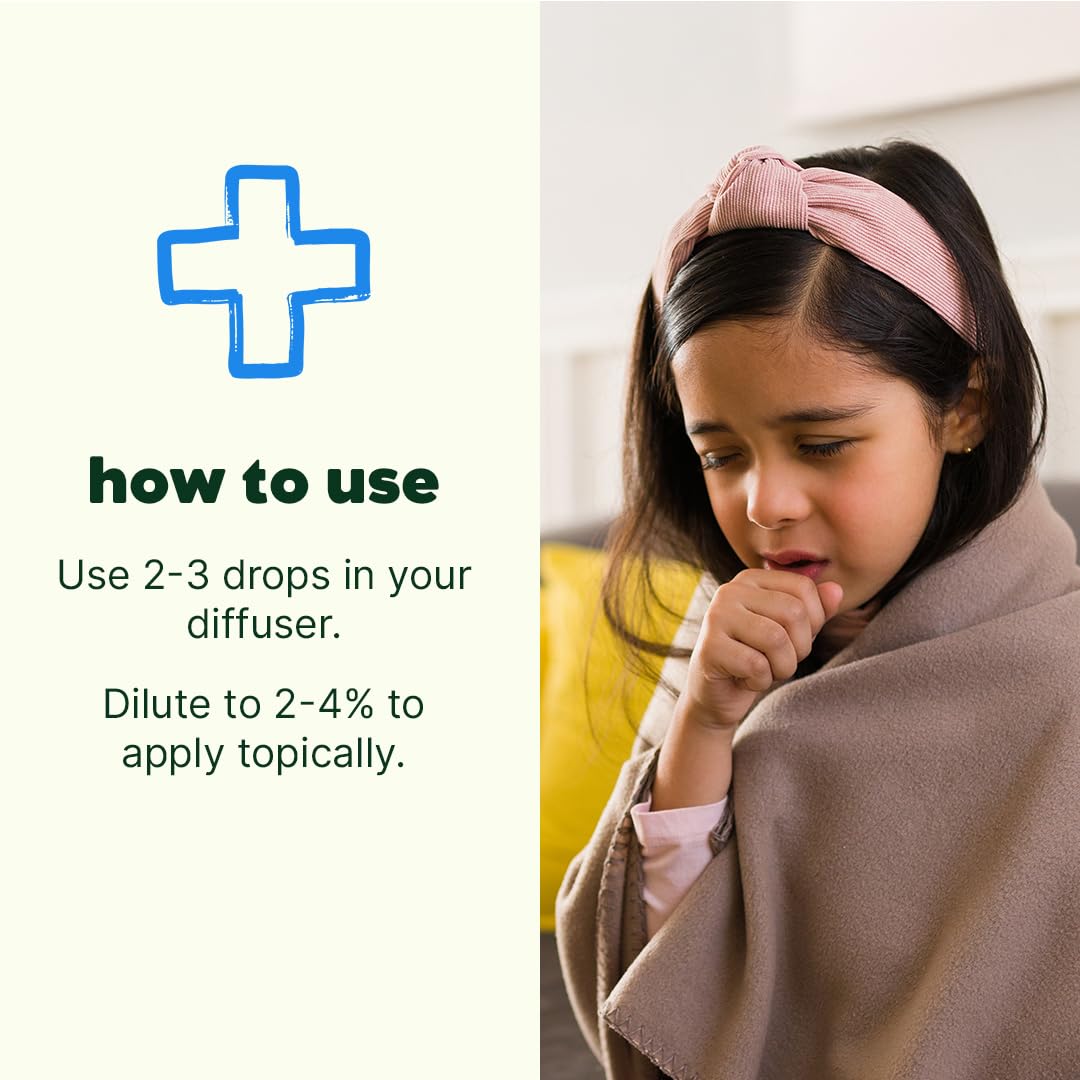 Plant Therapy Quiet Cough KidSafe Roll-On 10 mL – Pre-Diluted Essential Oil