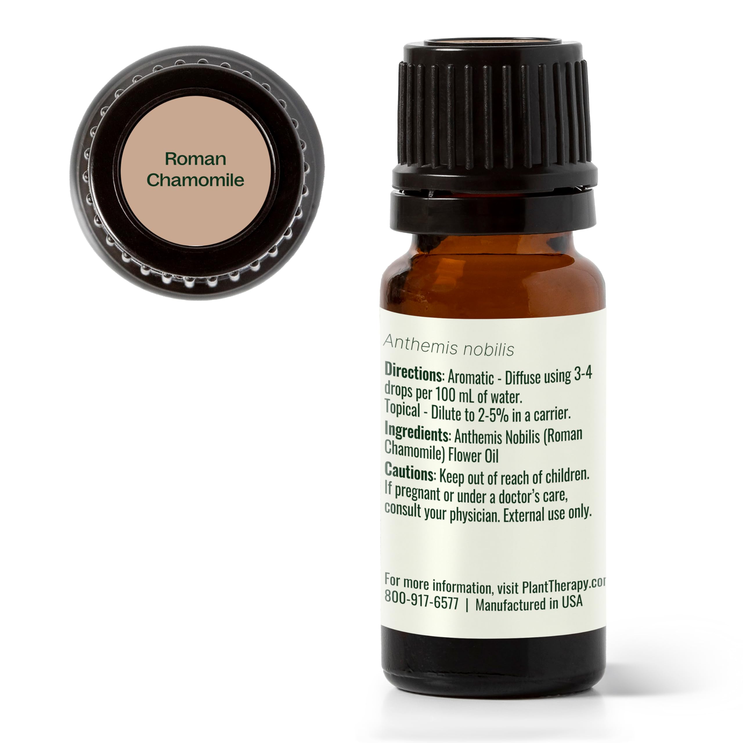 Plant Therapy Roman Chamomile Essential Oil 10 mL – 100% Pure, Undiluted, Therapeutic Grade