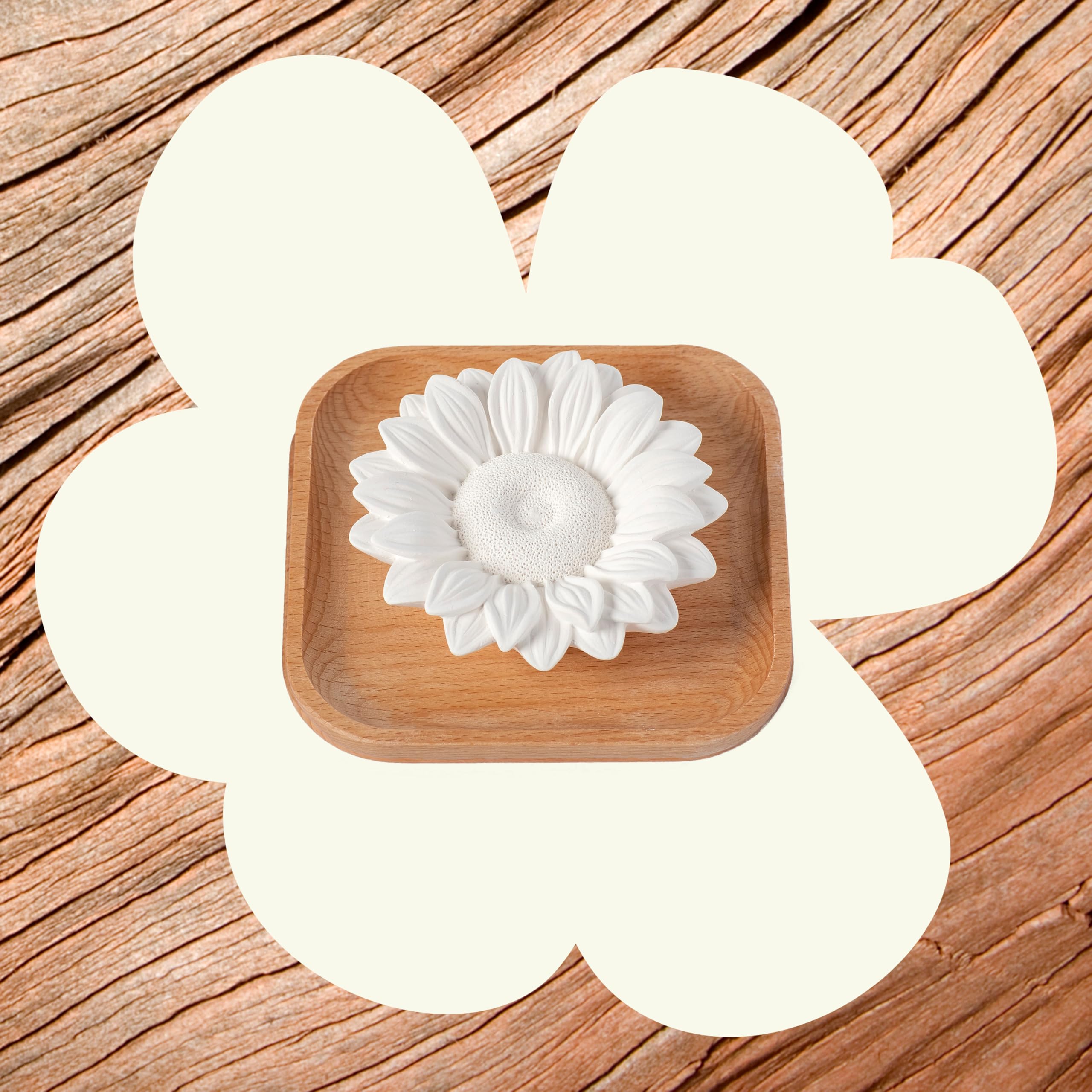 Plant Therapy Passive Sunflower Essential Oil Diffuser – No Heat or Water