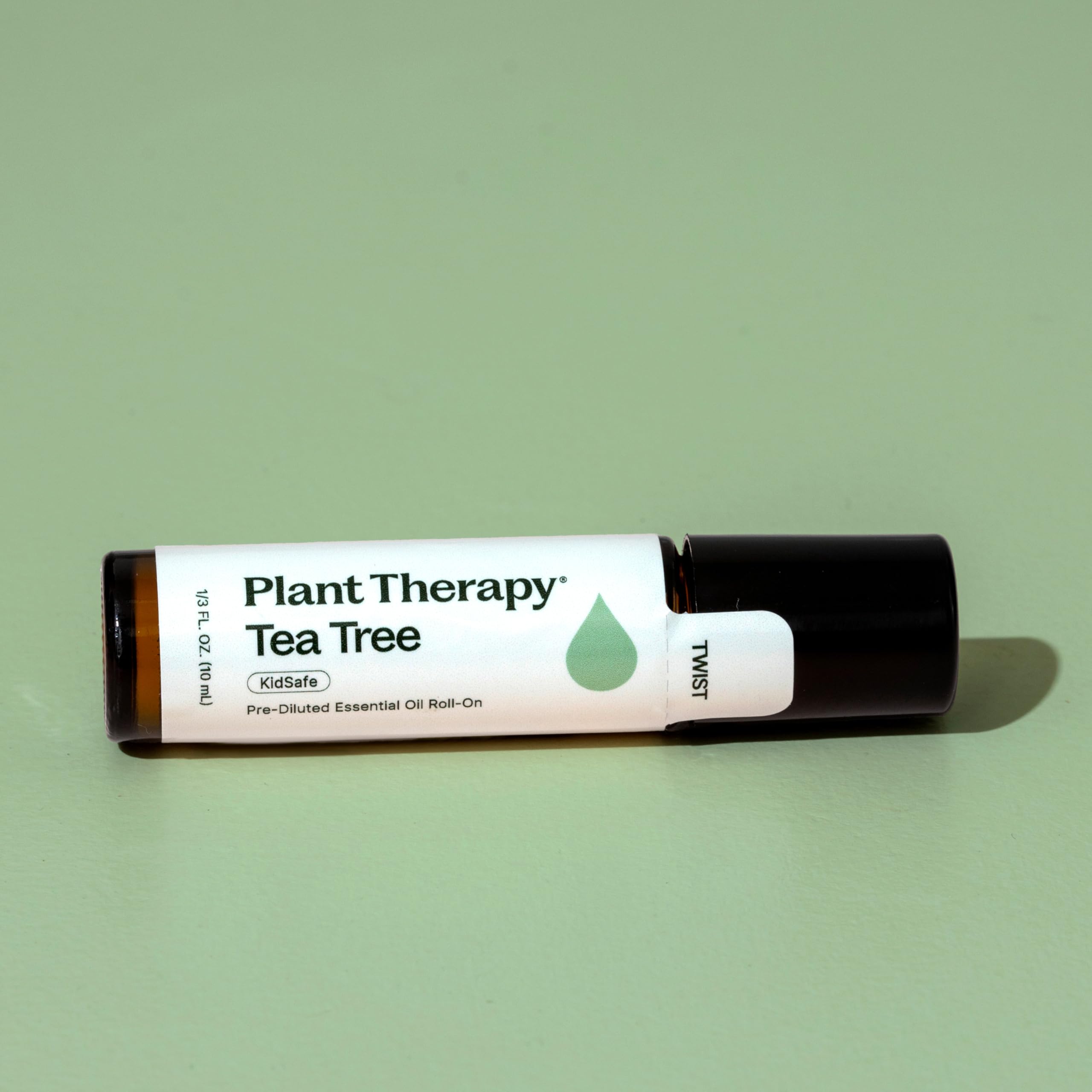 Plant Therapy Tea Tree Essential Oil 100% Pure – Pre-Diluted Roll-On (10 mL) Pack of 2
