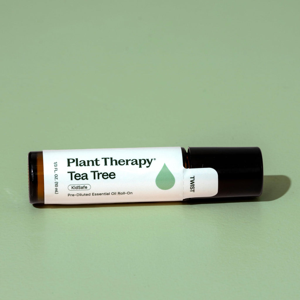 Plant Therapy Tea Tree Essential Oil – 100% Pure, Pre-Diluted Roll-On, 10 mL | Therapeutic Grade
