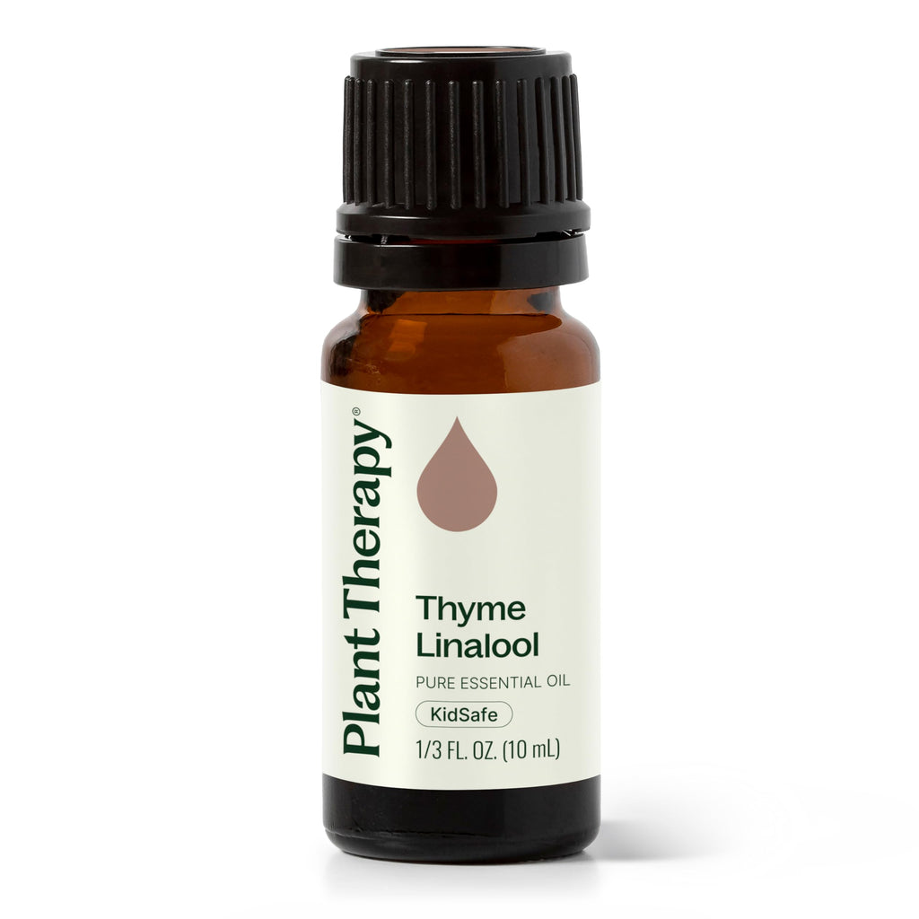 Plant Therapy Thyme Linalool Essential Oil 10 mL | 100% Pure & Therapeutic Grade