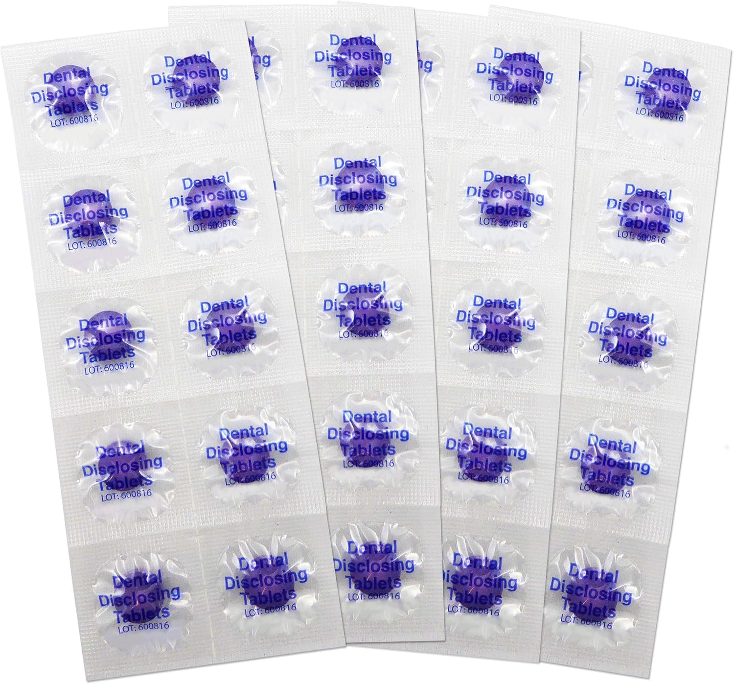 Plaqsearch Disclosing Tablets – 40-Count Two-Tone Plaque Detection Chews