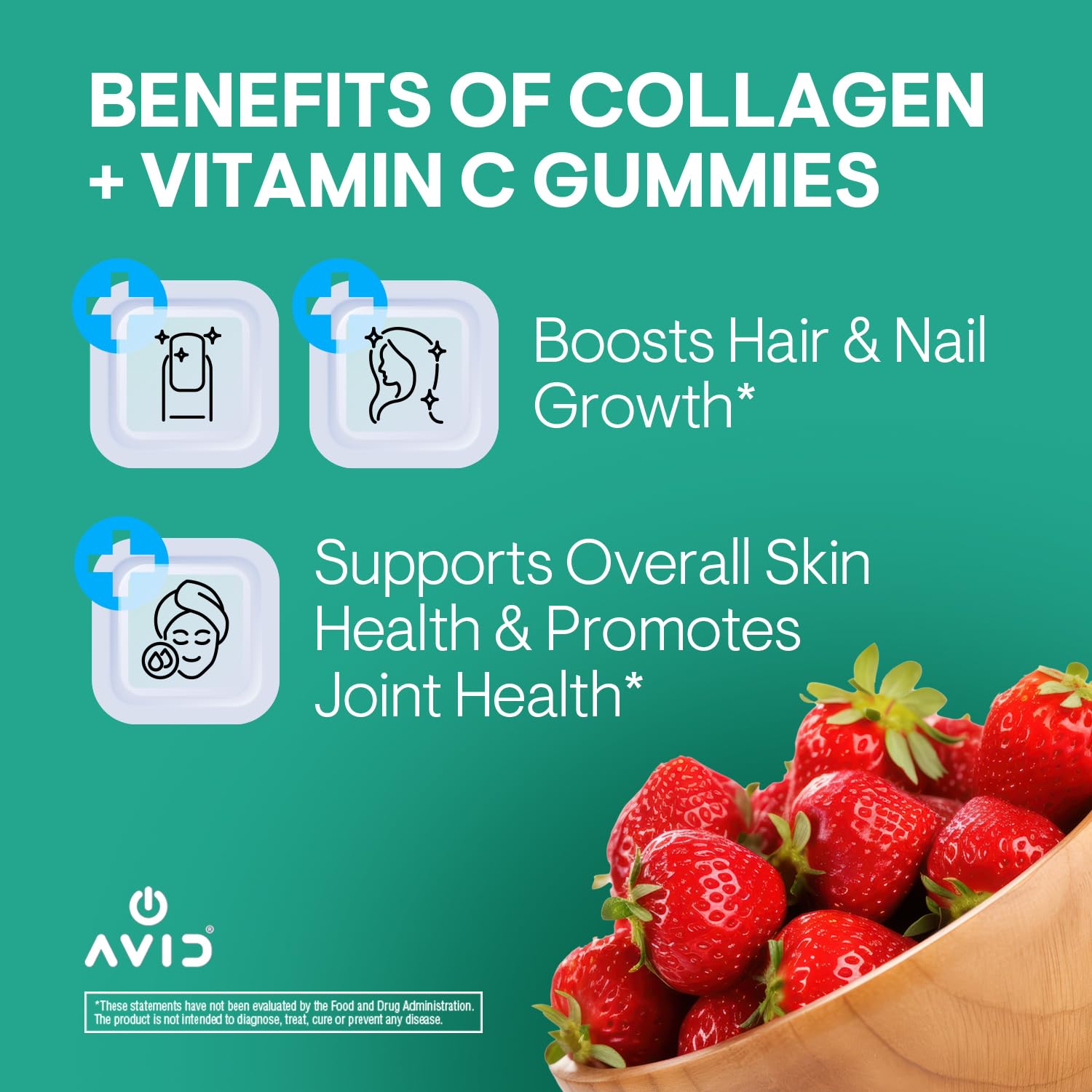 Playboy Collagen + Vitamin C Gummies – Hair, Skin, Nails & Joint Health (60 Gummies)