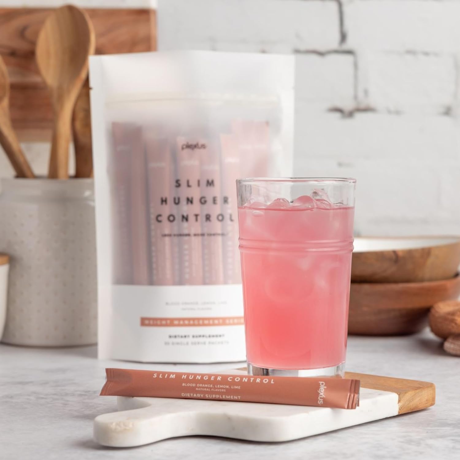 Plexus Slim Hunger Control — 30 Packets | Vegan & Gluten-Free Supplement for Satiety & Glucose Support
