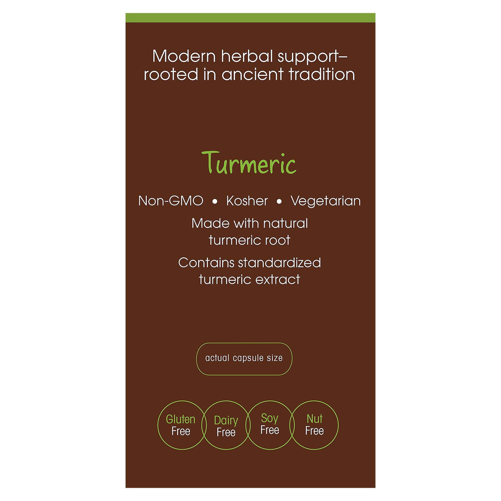 plnt Turmeric - Natural Non-GMO Turmeric Root for Joint Mobility & Antioxidant Support (120 Veg Capsules)