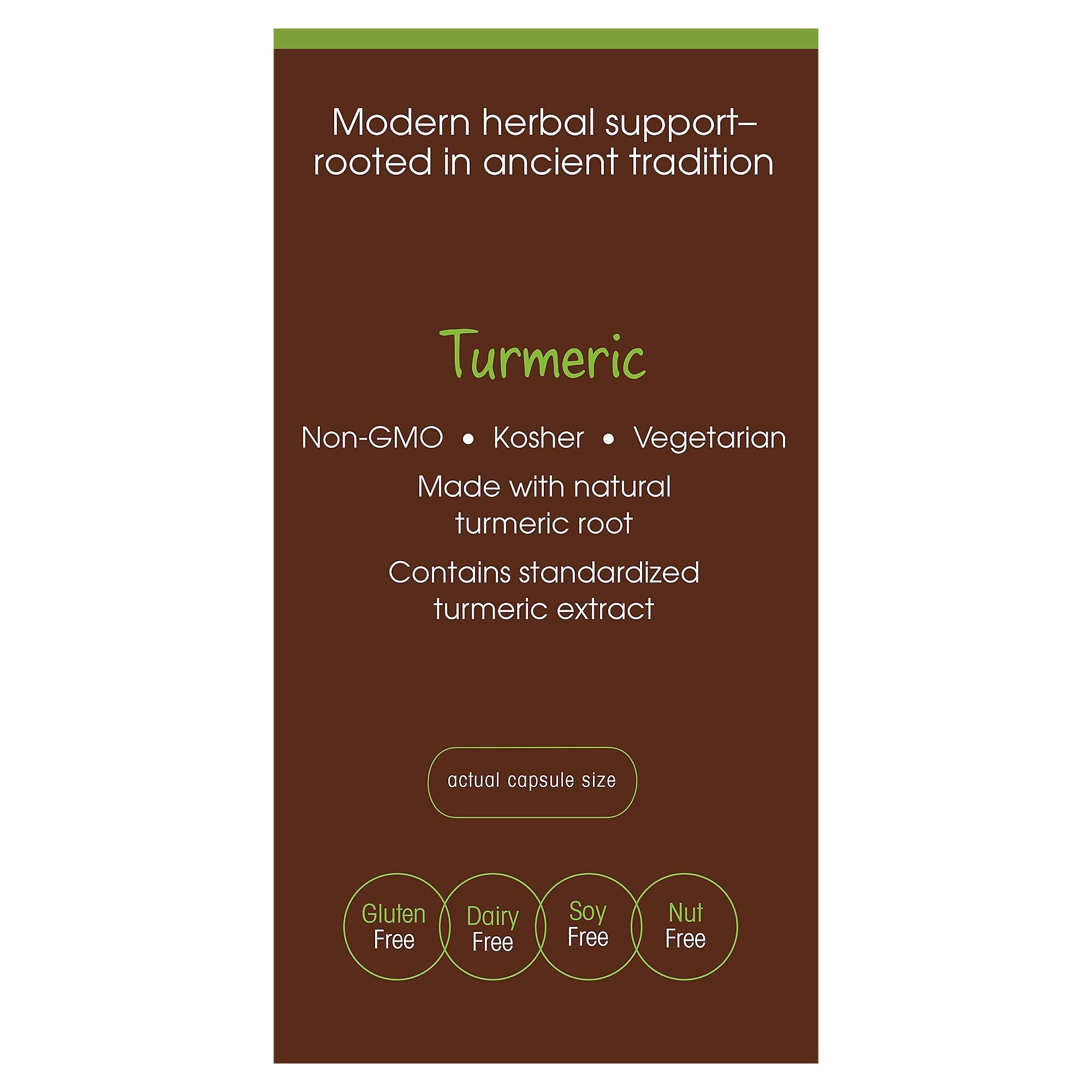 plnt Turmeric - Natural Non-GMO Turmeric Root for Joint Mobility & Antioxidant Support (120 Veg Capsules)