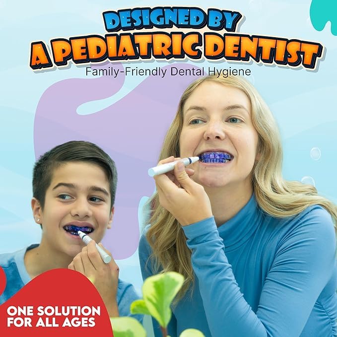 PLQUE Disclosing Gel Pen – Plaque Detector for Brushing (90 Uses)