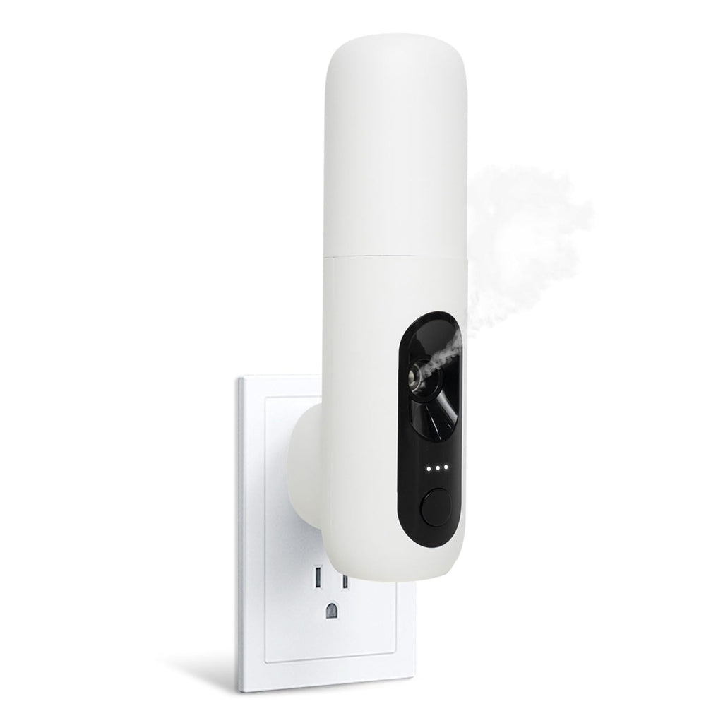 Plug-in Waterless Ultrasonic Essential Oil Diffuser – 15ml, 30 Days, 150 sq ft