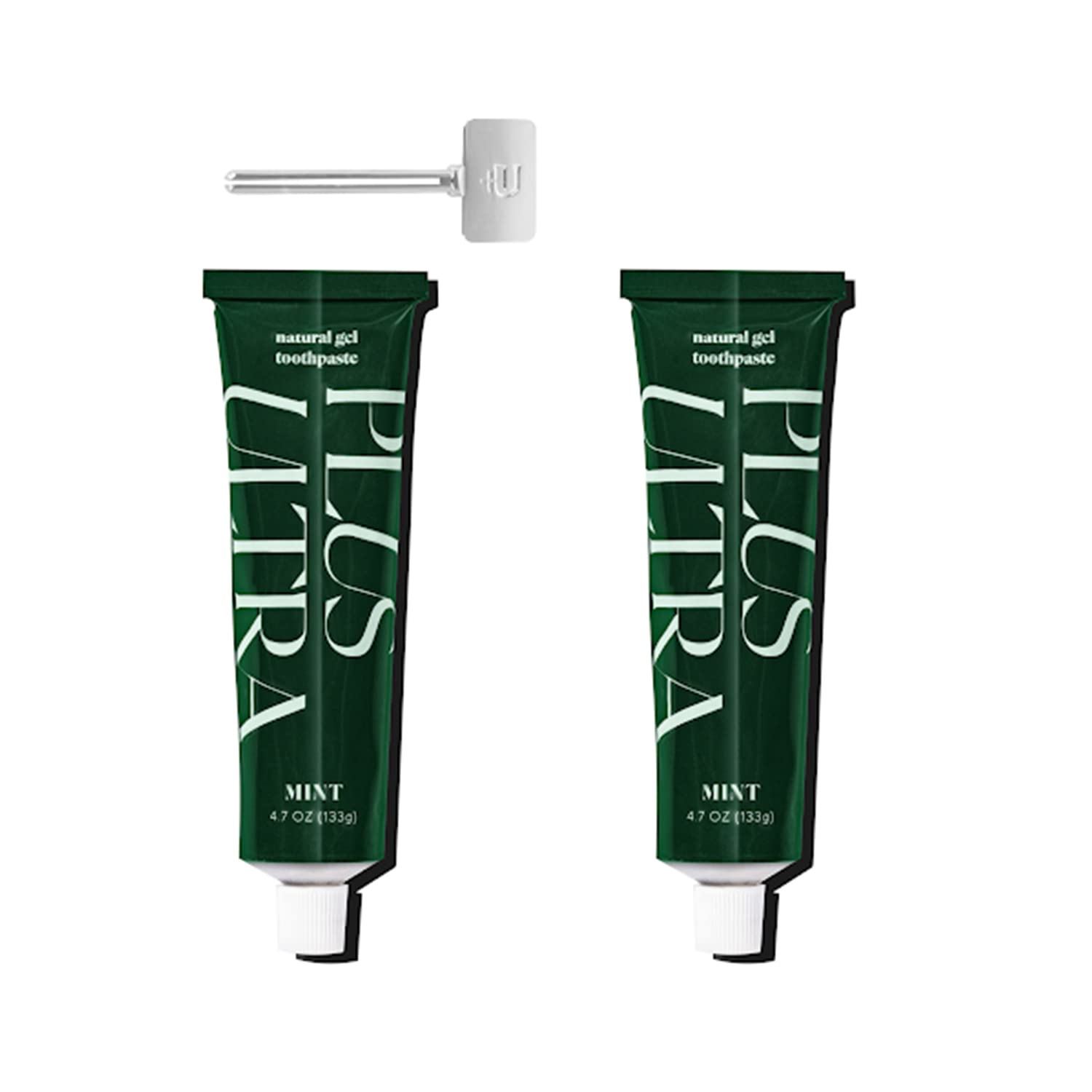 Plus Ultra 2 Organic Fluoride-Free Gel Toothpaste in Aluminum Tube | Eco-Friendly, SLS Free