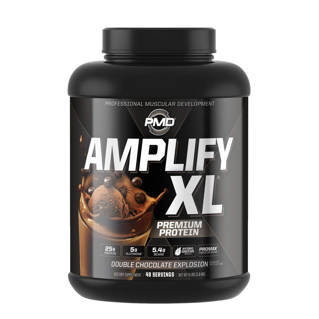 PMD Sports Amplify XL Premium Whey Protein + Greens Blend – 48 Servings