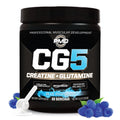 PMD Sports CG5 - Premium Creatine & L-Glutamine Powder for Maximum Strength, Recovery & Lean Muscle - Pre & Post Workout - Blue Raspberry (30 Serv)