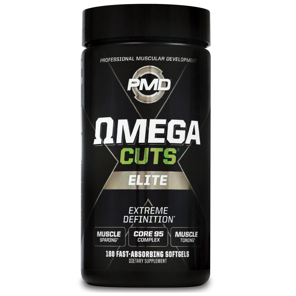 PMD Omega Cuts Elite – Fat Loss & Muscle Definition Formula (180 Softgels) – Stimulant Free