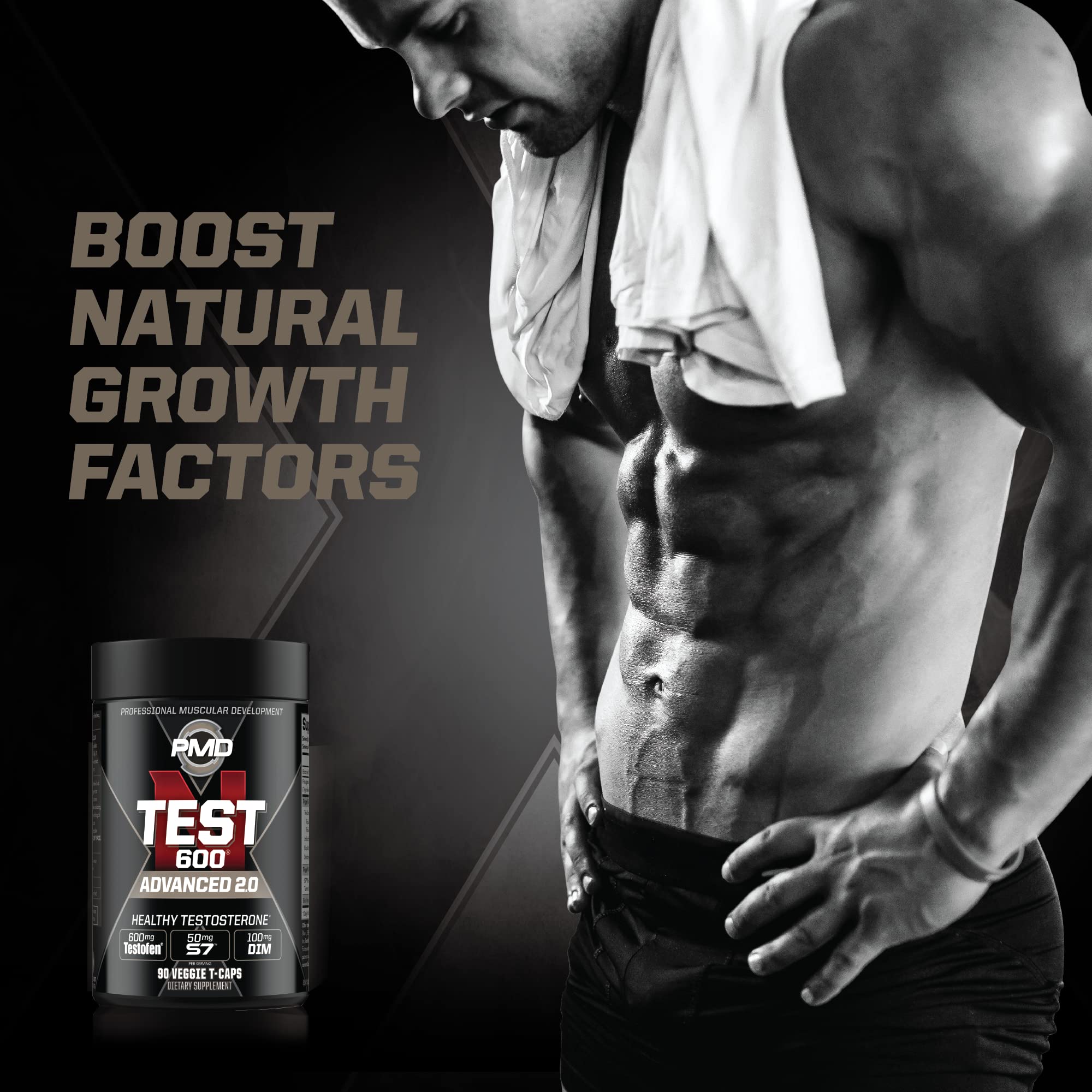 PMD N-Test 600: Advanced Nitric Oxide Booster for Men – 600mg Testofen