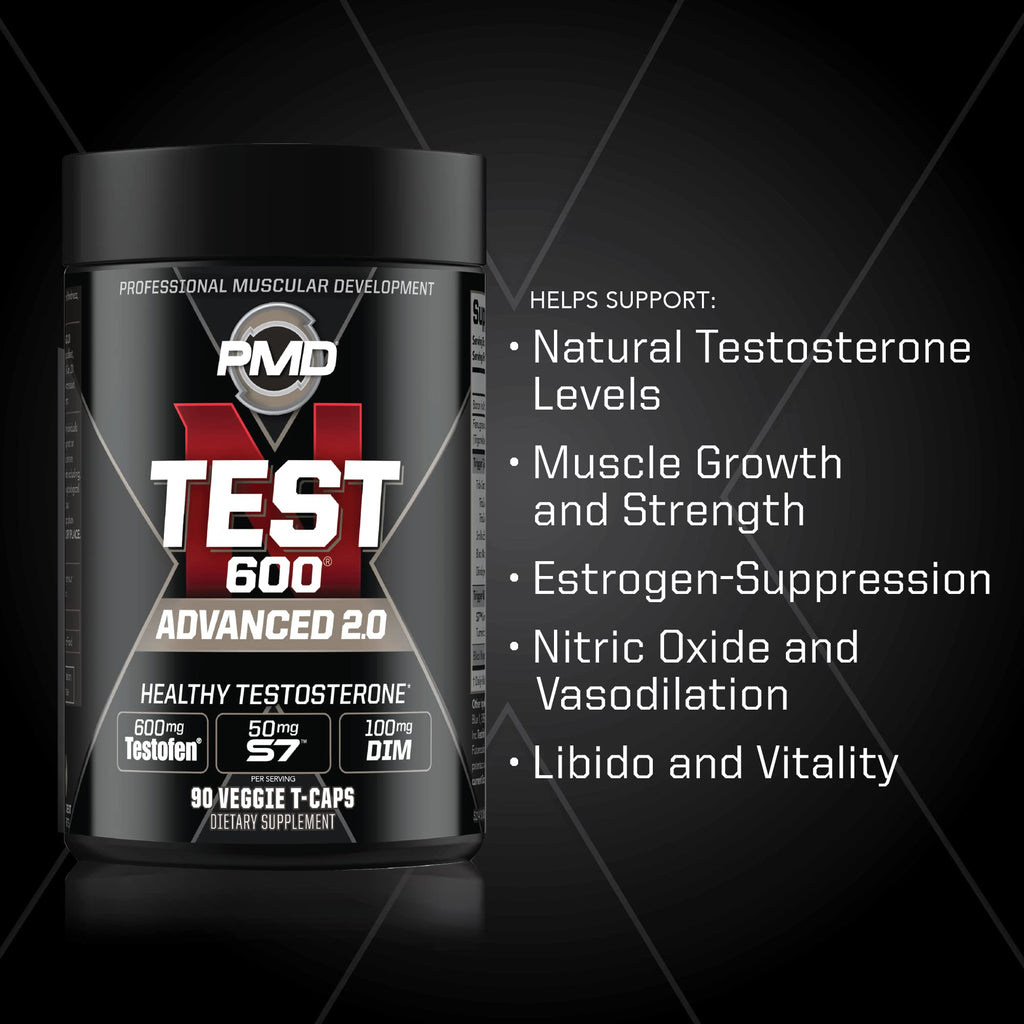 PMD N-Test 600: Advanced Nitric Oxide Booster for Men – 600mg Testofen