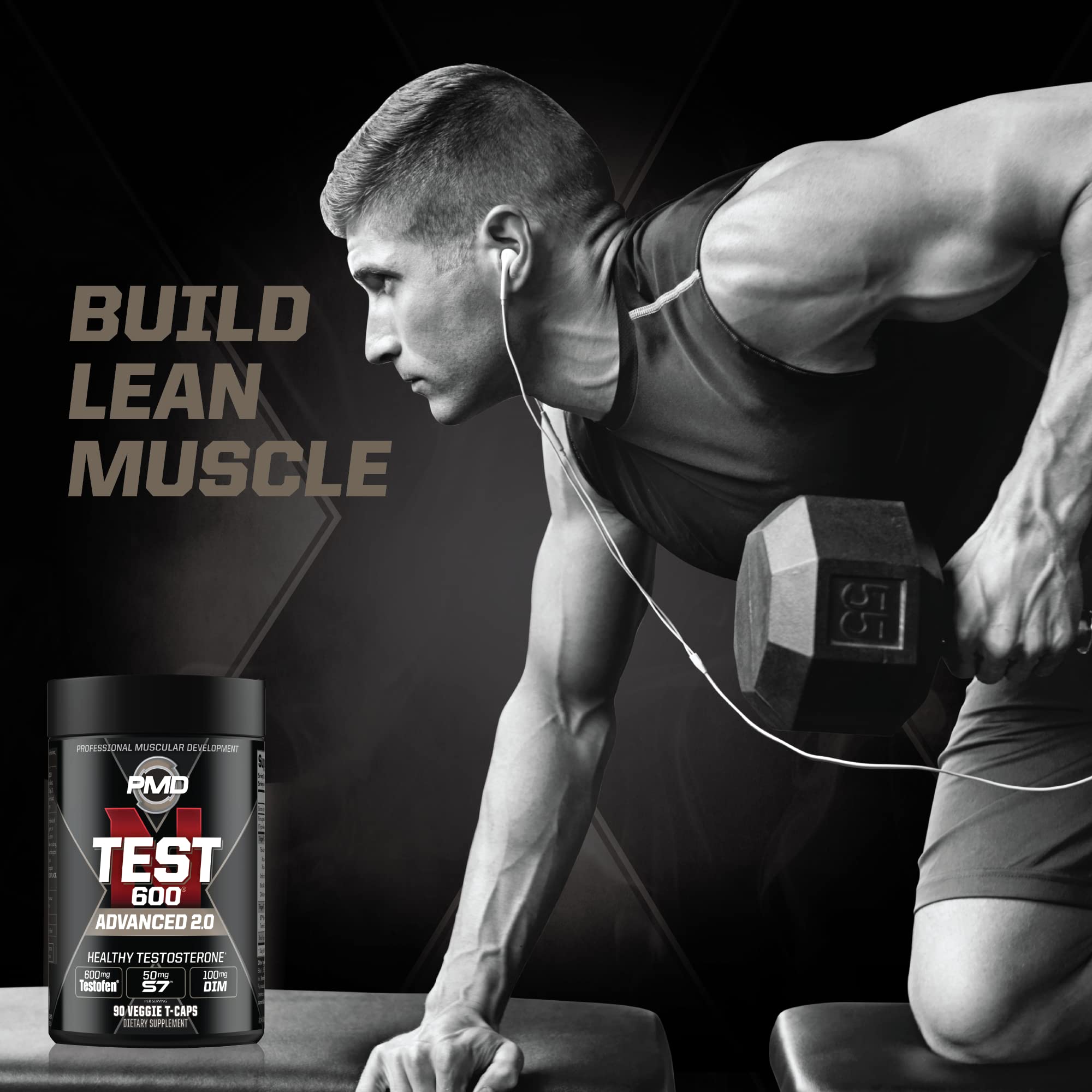 PMD N-Test 600: Advanced Nitric Oxide Booster for Men – 600mg Testofen