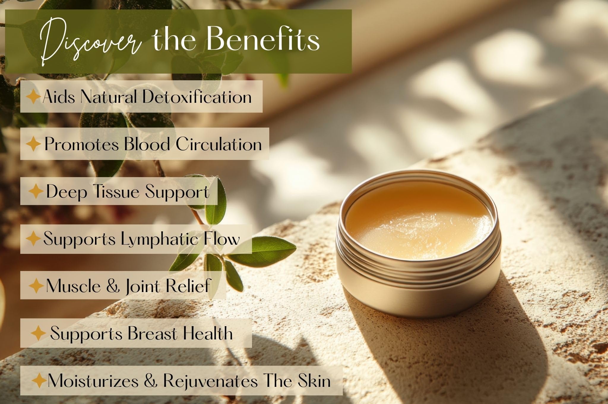Poke Root & Castor Oil Salve – 1oz, Lymphatic Support & Deep Tissue Relief
