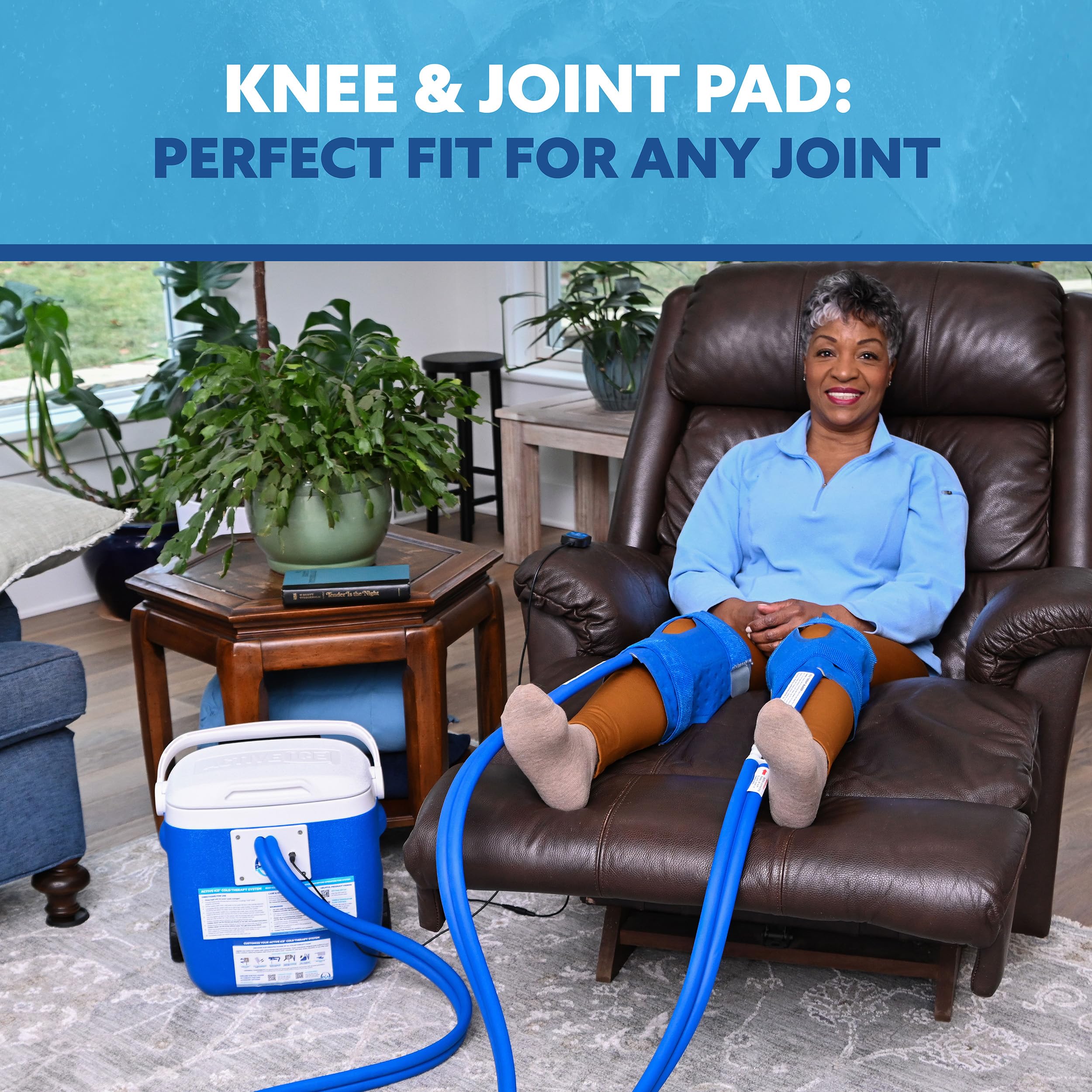 Polar Active Ice 3.0 Cold Therapy System — Programmable Timer, 16-Quart Reservoir, Knee Pads & Quiet Pump
