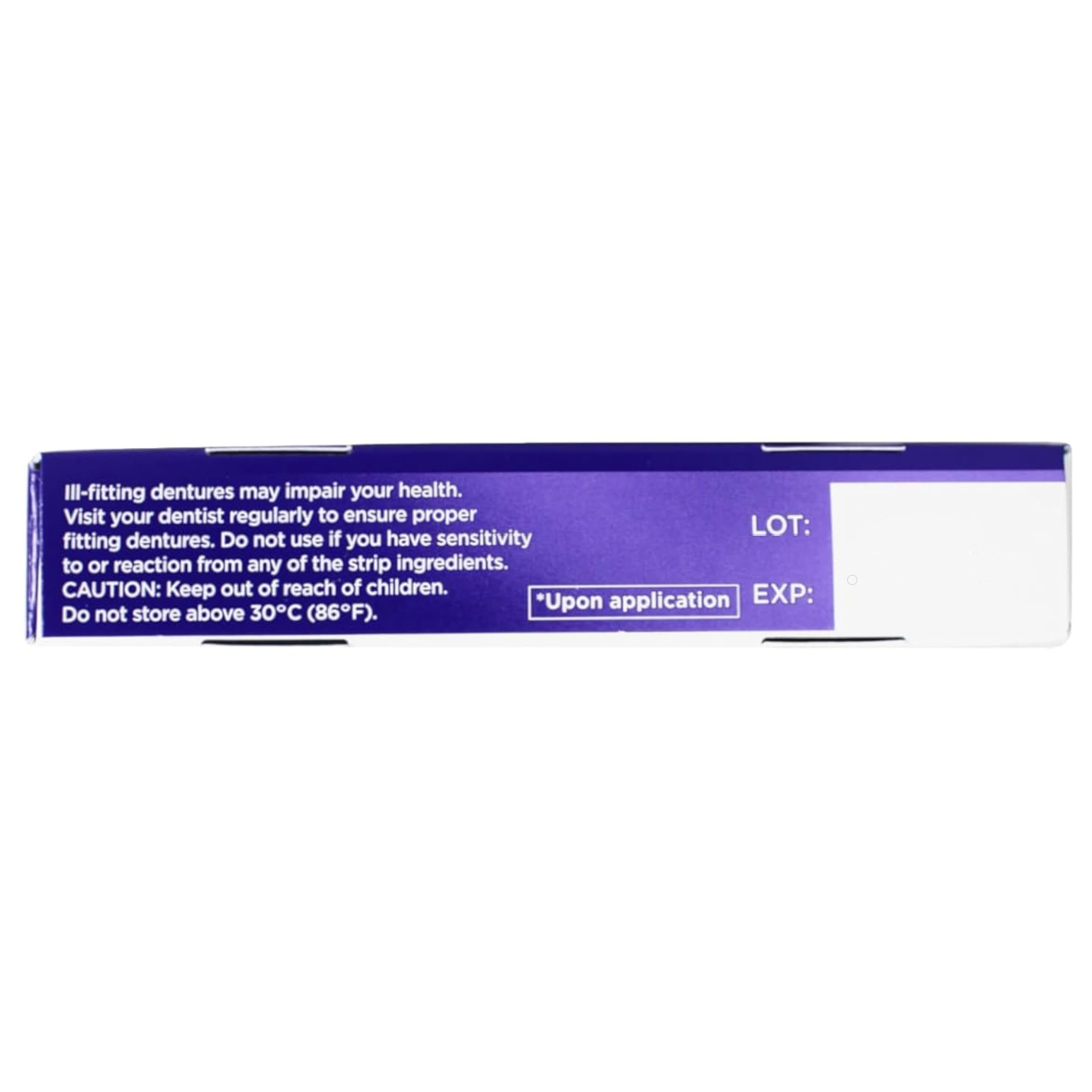 Super Poligrip Comfort Seal Denture Adhesive Strips, 40 Count (Pack of 5) – Zinc-Free, 12-Hour Hold