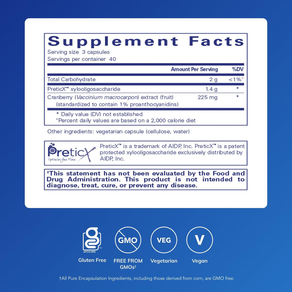 Pure Encapsulations Poly-Prebiotic | Prebiotic Blend for Gut Health | 120 Capsules