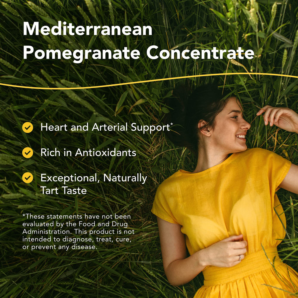 North American Herb & Spice PomaMAX – 12 fl oz Mediterranean Pomegranate Concentrate for Heart & Arterial Support